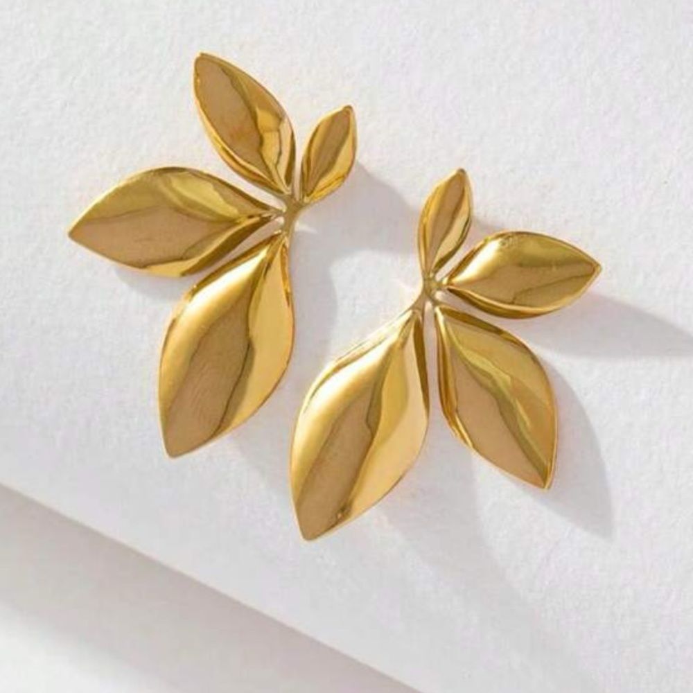 Bohemian leaf earrings A342
